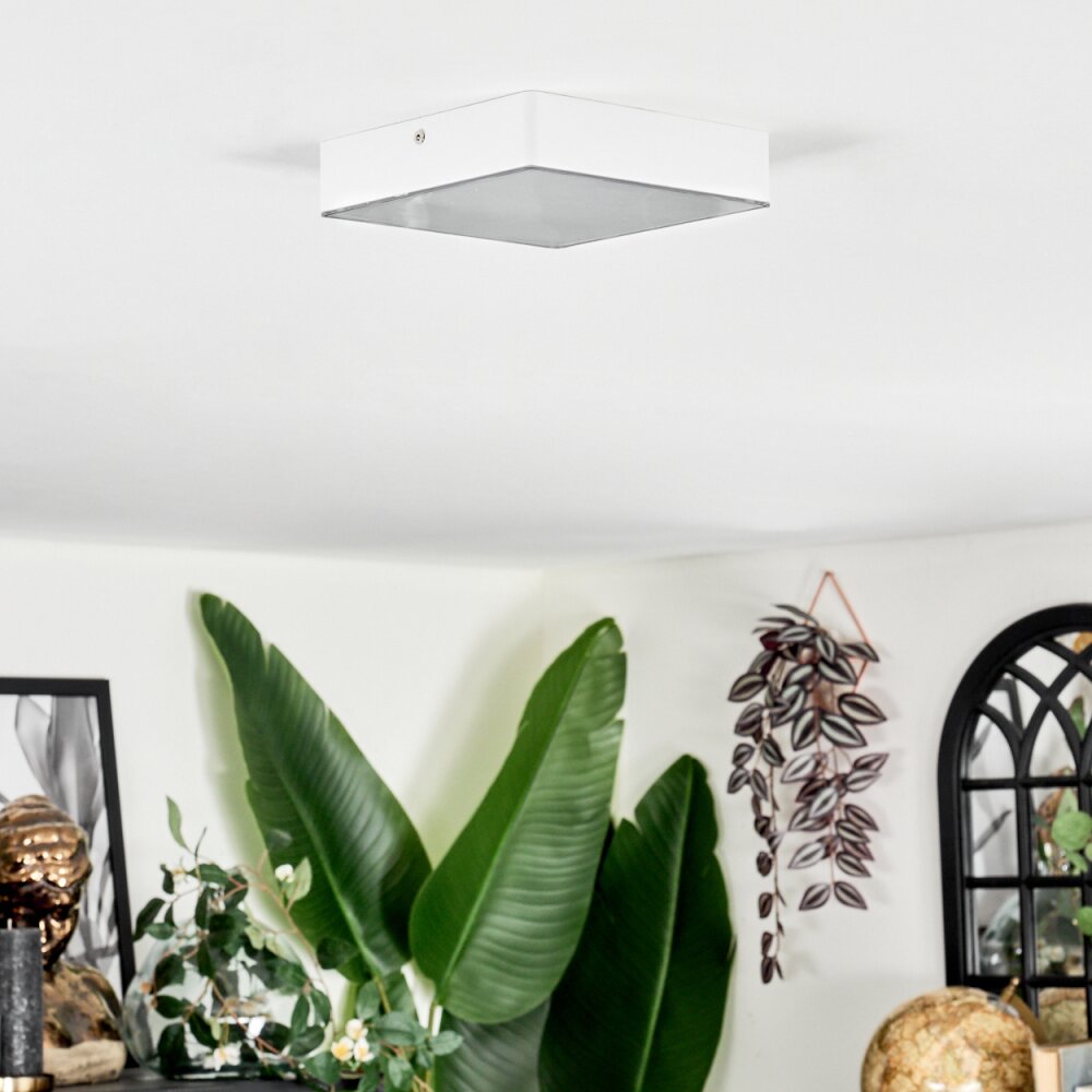 Esmar Plafondlamp LED Wit, 1-licht