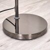 Koyoto Staande lamp, Booglampen Chroom, Zwart, 1-licht