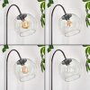 Koyoto Staande lamp Chroom, Zwart, 1-licht