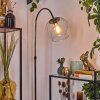 Koyoto Staande lamp Chroom, Zwart, 1-licht