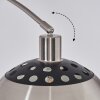 Baloca Staande lamp, Booglampen Nikkel mat, Zwart, 1-licht