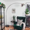 Baloca Staande lamp Nikkel mat, Zwart, 1-licht