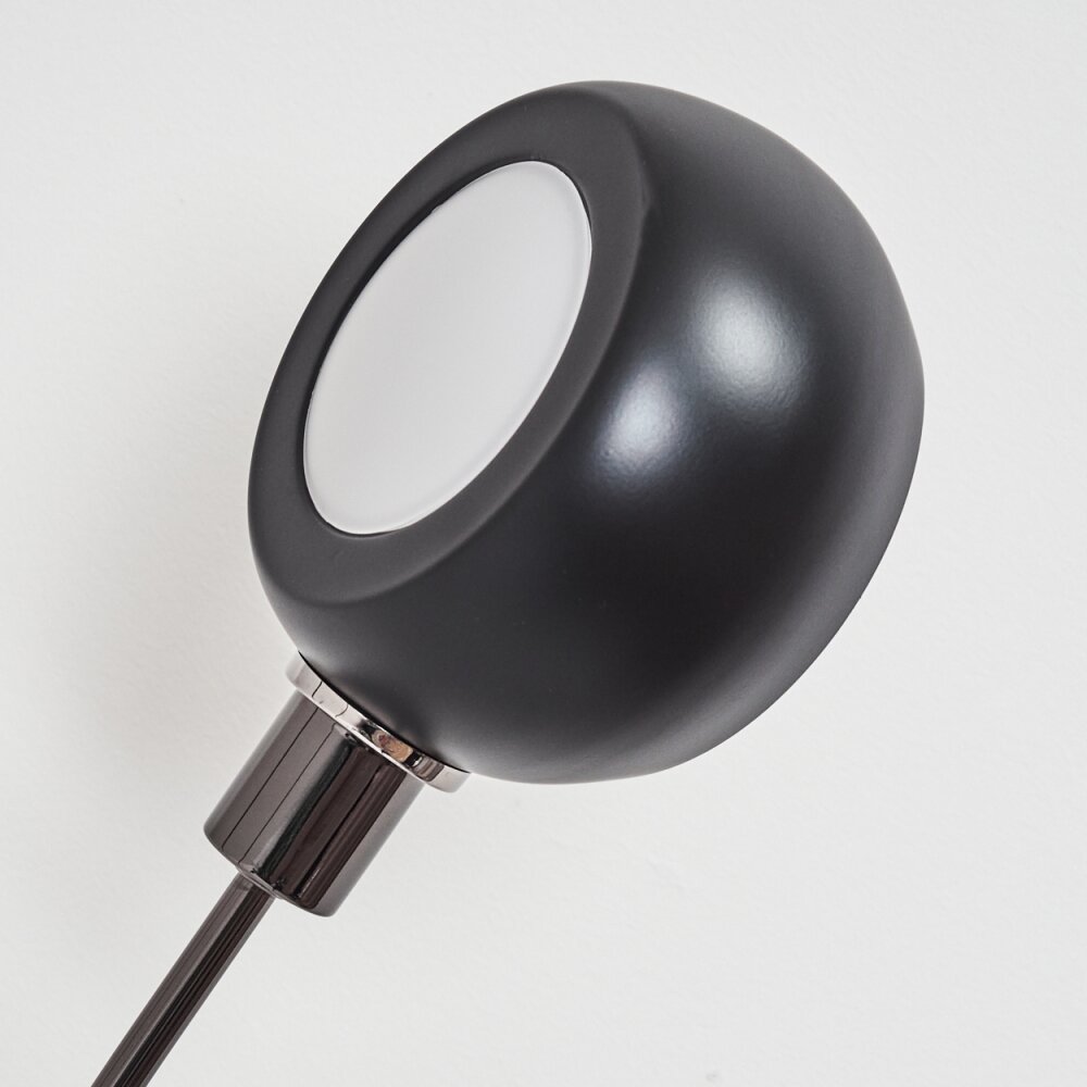 Nikkala Staande lamp Chroom, Zwart, 5-lichts