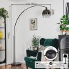 Baloca Staande lamp Chroom, Zwart, 1-licht