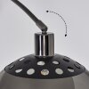 Baloca Staande lamp, Booglampen Chroom, Zwart, 1-licht