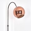 Koyoto Staande lamp Chroom, Zwart, 1-licht