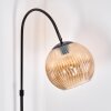 Koyoto Staande lamp, Booglampen Chroom, Zwart, 1-licht