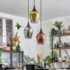 Lutarp Hanglamp, Hanglamp, Cluster hanglamp Goud, Duidelijk, Koperkleurig, Rookkleurig, 3-lichts