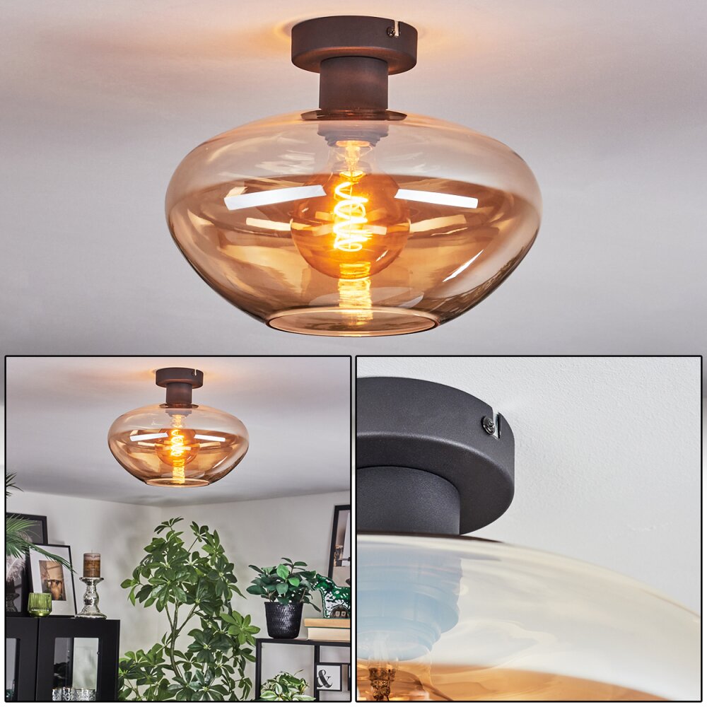 Mertola Plafondlamp Amber, 1-licht main product photo