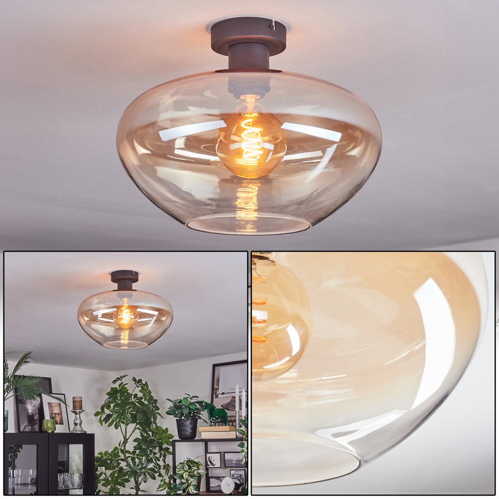 Mertola Plafondlamp Amber, Duidelijk, 1-licht main product photo