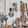 Koyoto Kogellampje, Wandlamp Goud, Zwart, 3-lichts