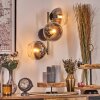 Koyoto Kogellampje, Wandlamp Goud, Zwart, 3-lichts