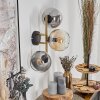 Gastor Kogellampje, Wandlamp Goud, Zwart, 3-lichts