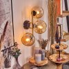 Koyoto Kogellampje, Wandlamp Goud, Zwart, 3-lichts