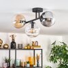 Gastor Plafondlamp, Kogellampje Amber, Duidelijk, Rookkleurig, 3-lichts Gastor Plafondlamp, Kogellampje Amber, Duidelijk, Rookkleurig, 3-lichts