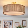 Foggia Plafondlamp Nikkel mat, 3-lichts