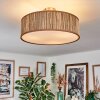 Foggia Plafondlamp Nikkel mat, 3-lichts