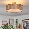 Foggia Plafondlamp Nikkel mat, 3-lichts