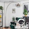 Baloca Staande lamp Nikkel mat, Zwart, 1-licht