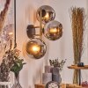 Koyoto Kogellampje, Wandlamp Goud, Zwart, 3-lichts