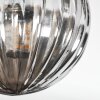 Chehalis Plafondlamp, Kogellampje Amber, Rookkleurig, 3-lichts