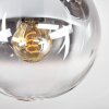 Gastor Plafondlamp, Kogellampje Duidelijk, Rookkleurig, 3-lichts