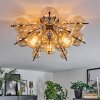 Milheiros Plafondlamp, Kogellampje Amber, 3-lichts