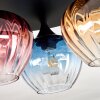 Cem Plafondlamp Blauw, Geel, Duidelijk, Red, 3-lichts