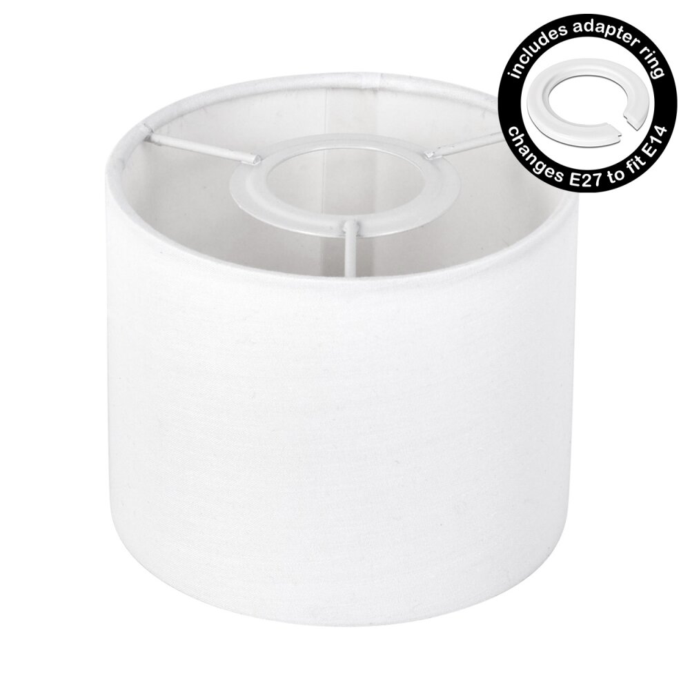 Stoffen lampenkap Bassagoda reserveonderdeel, Lampenkap Wit main product photo