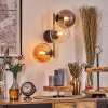 Gastor Kogellampje, Wandlamp Goud, Zwart, 3-lichts