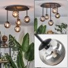 Chehalis Plafondlamp, Kogellampje Rookkleurig, 5-lichts