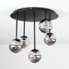 Chehalis Plafondlamp, Kogellampje Rookkleurig, 5-lichts