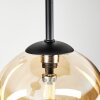 Chehalis Plafondlamp, Kogellampje Amber, 5-lichts