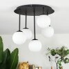 Chehalis Plafondlamp, Kogellampje Wit, 5-lichts