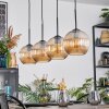 Koyoto Hanglamp, Kogellampje, Hanglamp Amber, 4-lichts