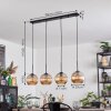 Koyoto Hanglamp, Kogellampje, Hanglamp Amber, 4-lichts