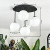 Chehalis Plafondlamp, Kogellampje Wit, 5-lichts