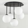 Chehalis Plafondlamp, Kogellampje Wit, 5-lichts