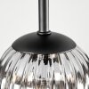 Chehalis Plafondlamp, Kogellampje Amber, Duidelijk, Rookkleurig, 5-lichts