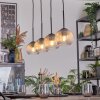 Koyoto Hanglamp, Kogellampje, Hanglamp Amber, Duidelijk, 4-lichts