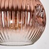 Koyoto Hanglamp, Kogellampje, Cluster hanglamp Chroom, Goud, Duidelijk, Koperkleurig, Rookkleurig, 5-lichts