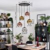 Koyoto Hanglamp, Kogellampje, Cluster hanglamp Chroom, Goud, Duidelijk, Koperkleurig, Rookkleurig, 5-lichts
