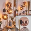 Koyoto Kogellampje, Wandlamp Goud, Zwart, 3-lichts