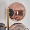 Koyoto Kogellampje, Wandlamp Goud, Zwart, 3-lichts