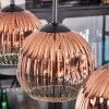 Ripoll Hanglamp, Kogellampje, Hanglamp Duidelijk, Koperkleurig, 4-lichts Ripoll Hanglamp, Kogellampje, Hanglamp Duidelijk, Koperkleurig, 4-lichts