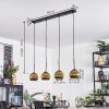 Koyoto Hanglamp, Kogellampje, Hanglamp Goud, 4-lichts