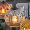 Ripoll Hanglamp, Kogellampje, Hanglamp Goud, Duidelijk, Koperkleurig, Rookkleurig, 4-lichts