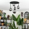 Chehalis Plafondlamp, Kogellampje Rookkleurig, 5-lichts