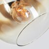 Koyoto Plafondlamp, Kogellampje 42 cm Goud, Duidelijk, 3-lichts