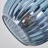 Koyoto Plafondlamp, Kogellampje Blauw, Groen, Koperkleurig, 3-lichts